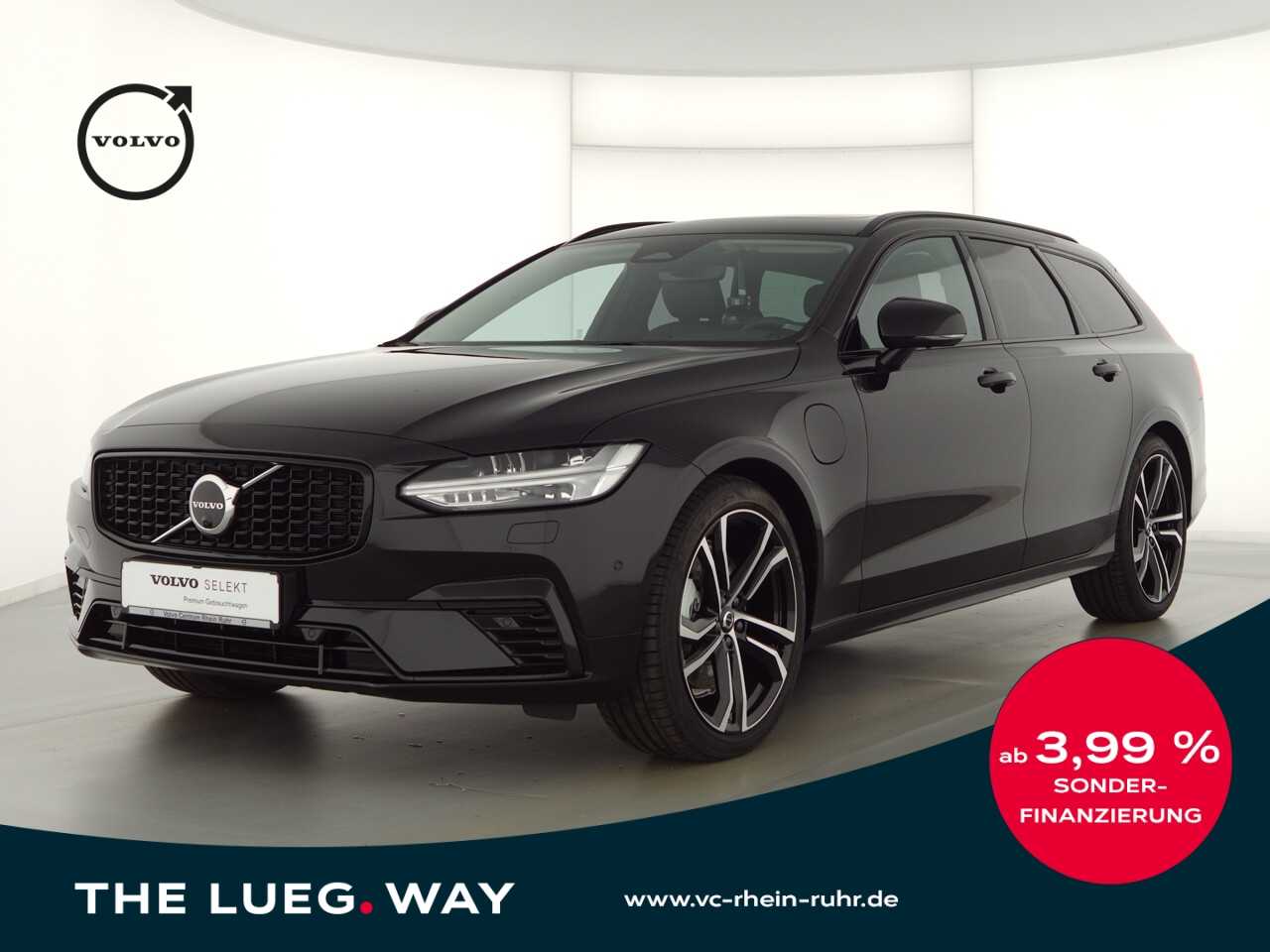 Volvo  V90 Recharge Plus, T8 AWD Plug-in Hybrid, Elektrisch/Benzin, Dark